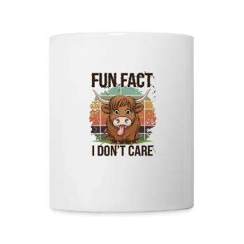 Schottisches Hochlandrind Highland Cattle - Tasse - Weiß - Vorne