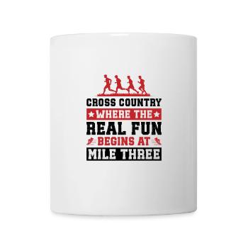 Cadeaux de course XC - Idée de design parfaite pour XC Runner - Mug blanc - blanc - Devant