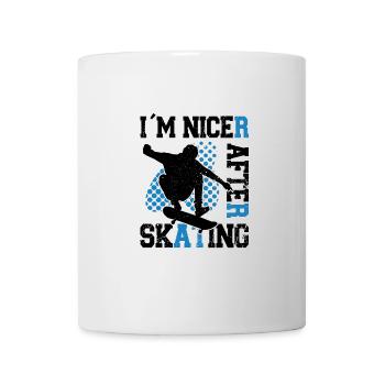 Skateboard Skateboard Drôle Art Pour Cadeaux De Skate - Mug blanc - blanc - Devant