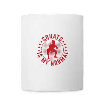 Fitness Fanatics Squats Is My Normal Calisthenics - Mug - white - Front
