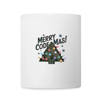 Noël Joyeux Code Mas Fêtes de fin d’année - Mug blanc - blanc - Devant