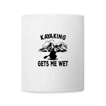 Le kayak me mouille | Kayak drôle - Mug blanc - blanc - Devant