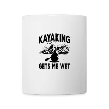 Le kayak me mouille | Kayak drôle - Mug blanc - blanc - Devant