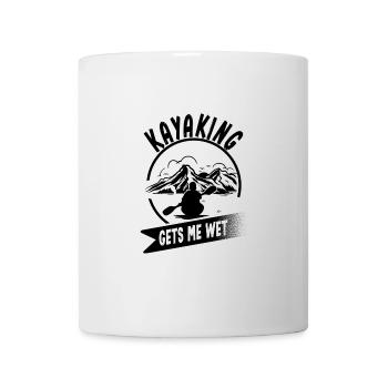 Le kayak me mouille | Kayak drôle - Mug blanc - blanc - Devant