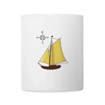 Windrose Sailing Ship Sailing Ships Ship - Mug - white - Front