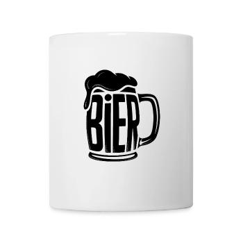 Bière - Logo drôle d’alcool - Mug blanc - blanc - Devant