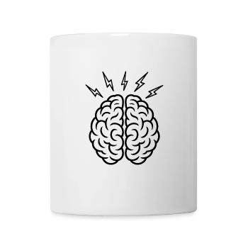 Brain Storm - Brain Mental Health Logo - Mug - white - Front