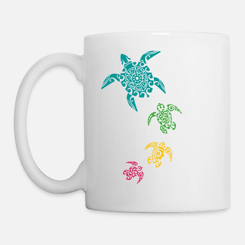 Tortues - Mug blanc - blanc