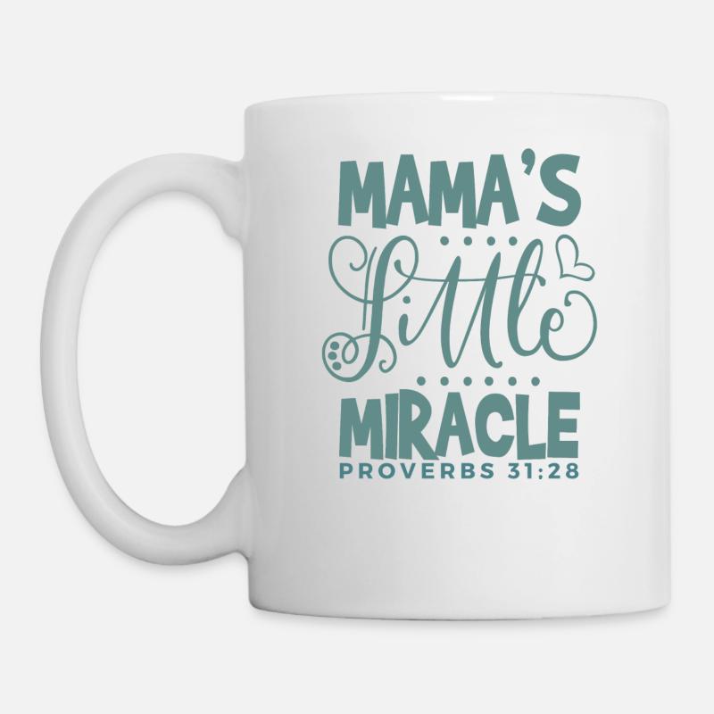 mama´s little miracle - Tasse - Weiß