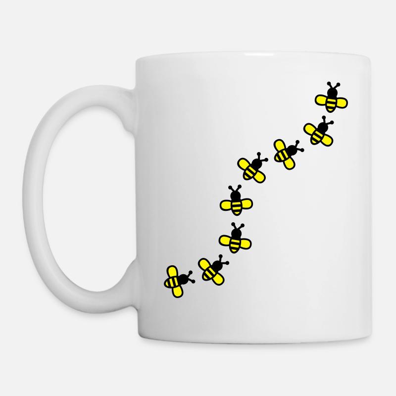 Biene - Tasse - Weiß
