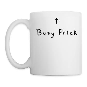 Busy Prick - Mug - white - Left