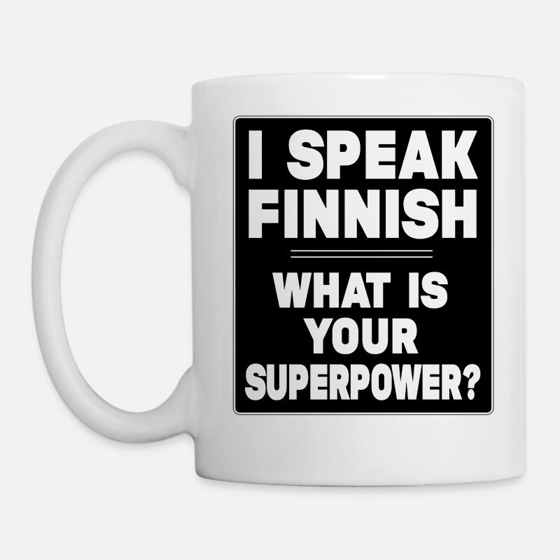 Quelle est votre superpuissance? - Mug blanc - blanc