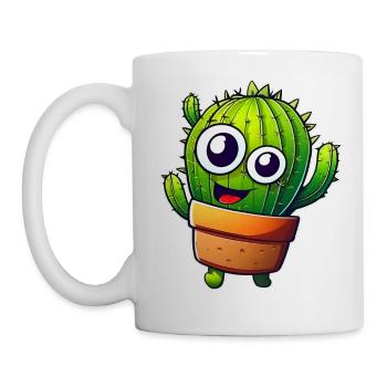 Mein kleiner grüner Kaktus - Tasse - Weiß - Links