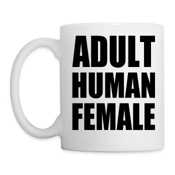 adult human female - Tasse - Weiß - Links
