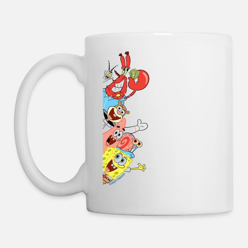 Spongebob Squarepants Patrick Gary Sandy Mr. Krabs - Mug - white