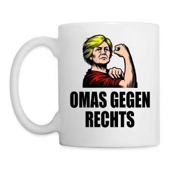 Omas gegen rechts - Tasse - Weiß - Links