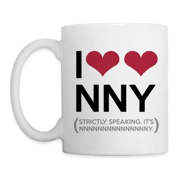 I love New New York - Tasse - Weiß - Links