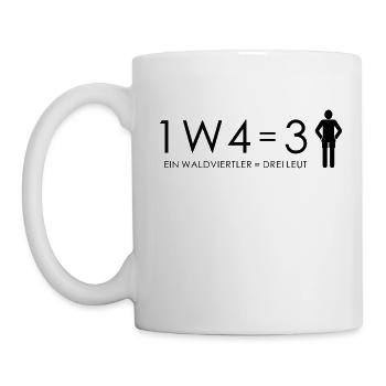 1W4 3L - Tasse - Weiß - Links