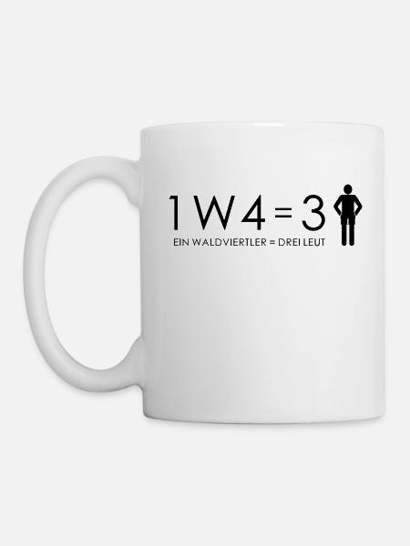 1W4 3L - Tasse - Weiß