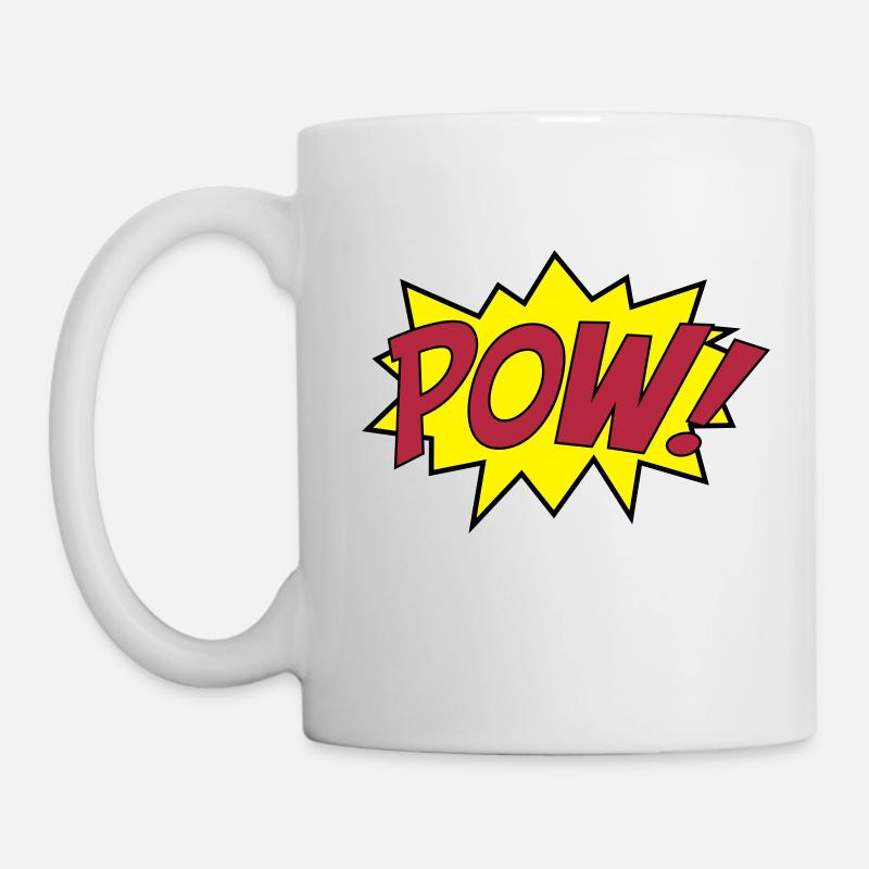 pow_punch - Tasse - Weiß