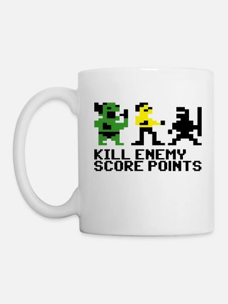 Gamer geek sack - Mug - white