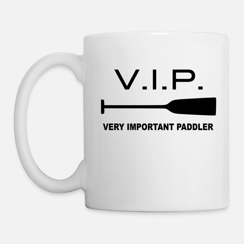 VIP Very Important Paddler Drachenboot Kanu 1c - Tasse - Weiß