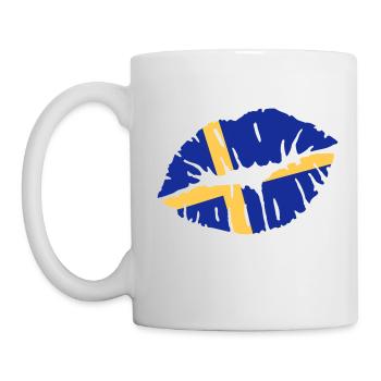Schweden - Tasse - Weiß - Links
