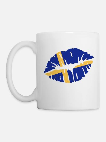 Schweden - Tasse - Weiß