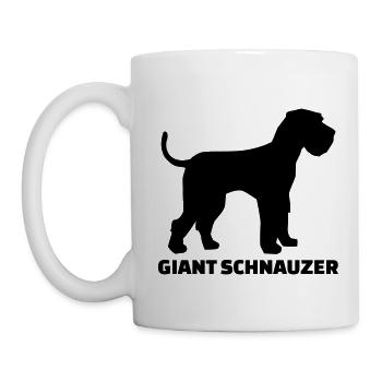 Riesenschnauzer - Tasse - Weiß - Links