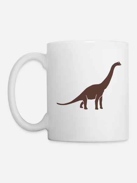Brachiosaurus - Tasse - Weiß