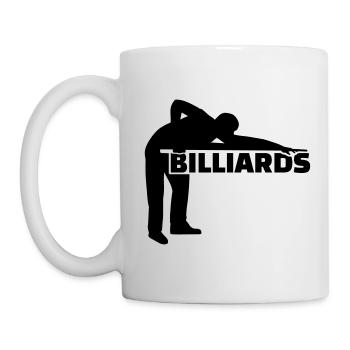 Billard - Tasse - Weiß - Links
