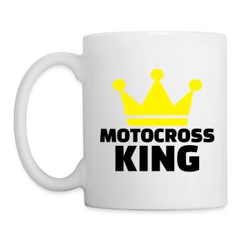 Motocross - Tasse - Weiß - Links