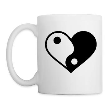 Yin Yang - Tasse - Weiß - Links