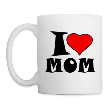 I love mom - I love mom - Mug - white - Left