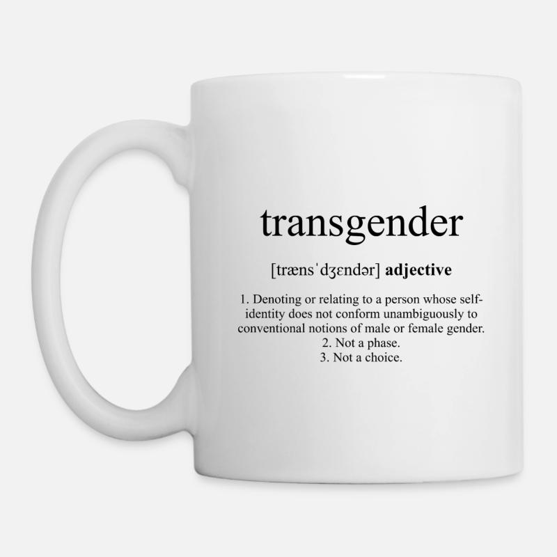 Transgender Definition Dictionary - Mug - white