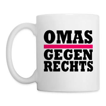 Omas Gegen Rechts - Tasse - Weiß - Links