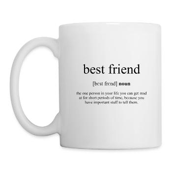 Best Friend Definition Dictionary - Mug - white - Left