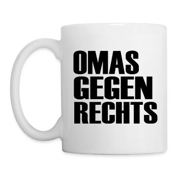 Omas gegen rechts - Tasse - Weiß - Links