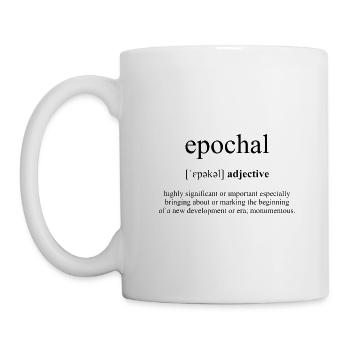 Epochal Definition Dictionary - Mug - white - Left