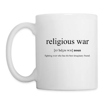 Religious War definition - Mug - white - Left