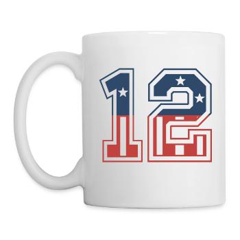 Number 12 USA - Mug - white - Left