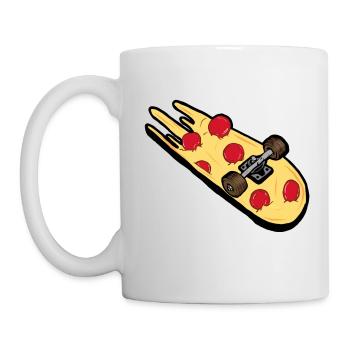 Pizza - Mug blanc - blanc - Gauche