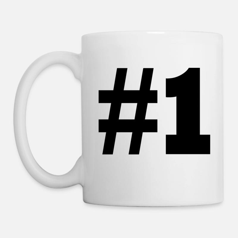 #1 - Mug blanc - blanc