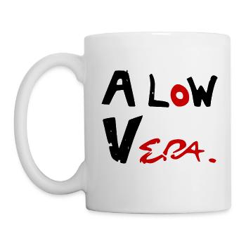 A low vera - Tasse - Weiß - Links