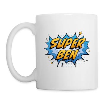 Super Ben - Tasse - Weiß - Links