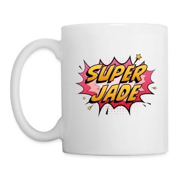 Super-Jade - Tasse - Weiß - Links