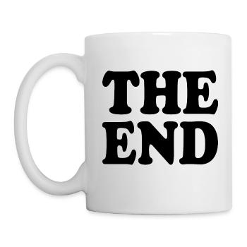 The end - Tasse - Weiß - Links