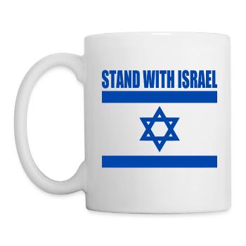 We Stand with israel - Mug - white - Left