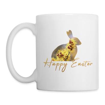 Happy Easter rabbit - Mug - white - Left