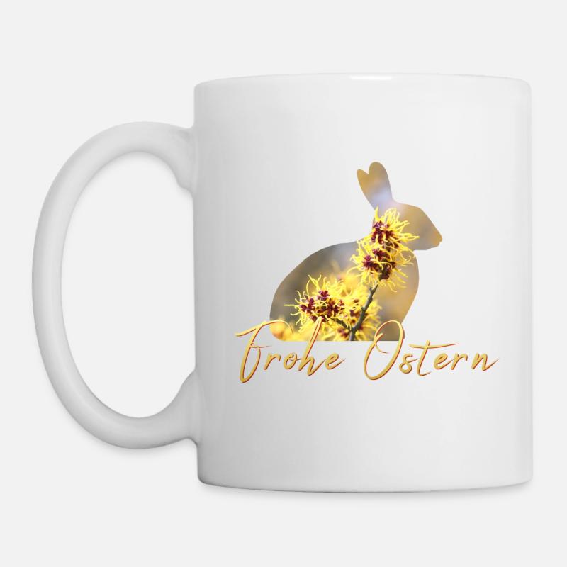 Frohe Ostern - Tasse - Weiß